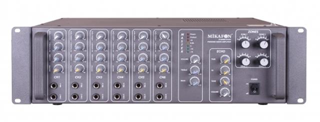 Mikafon B6632 300W-100V 4 Bölge Ses Ayarlı Mikser Amplifikatör