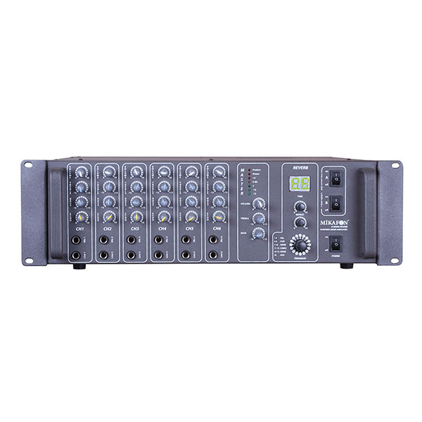 Mikafon B6641 300W-100V Reverbli Mikser Amplifikatör