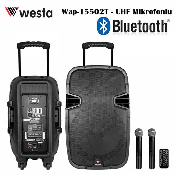 Westa Wap-15502T - Seyyar Portatif Ses Sistemi EL+EL